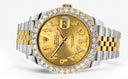 Rolex Datejust II Watch | 41 MM | 18K Yellow Gold & Stainless Steel | Custom Gold Arabic Dial | Jubilee Band