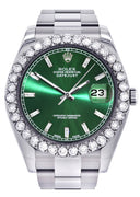 Rolex Datejust II Watch | 41 MM | Custom Green Dial | Oyster Band