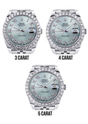 Rolex Datejust II Watch | 41 MM | Custom Turquoise Roman Diamond Dial | Jubilee Band