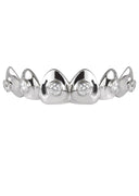 GOLD 6 TOOTH  DIAMOND GRILLS