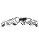 GOLD 6 TOOTH  DIAMOND GRILLS
