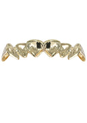 GOLD 6 TEETH DIAMOND DUST GRILLS