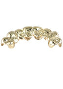 GOLD 8 TEETH DIAMOND AND OPAL GRILLS