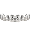 GOLD 8 TEETH DIAMOND CUT GRILLS