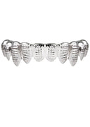 GOLD 10 TEETH DIAMOND CUT GRILLS