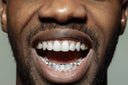GOLD 10 TEETH DIAMOND CUT GRILLS