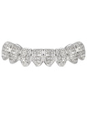 GOLD 8 TEETH FULL DIAMOND GRILLS