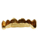 GOLD 6 TEETH DIAMOND CUT GRILLS