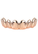 GOLD 8 TOOTH PLAIN GRILLS