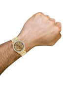 Rolex Day-Date | Presidential | 18K Yellow Gold | Diamond Bezel | Diamond Roman Chocolate Dial