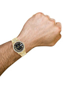 Rolex Day-Date | Presidential | 18K Yellow Gold | Diamond Bezel | Black Diamond Roman Dial