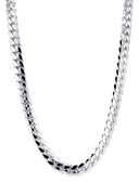 Heavy Solid White Gold Miami Cuban Link Chain Customizable (10MM-20MM)