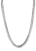 Gold Chain - Womens Hollow Miami Cuban Link Chain 10K White Gold
