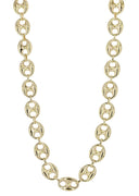 Gold Chain - Womens Hollow Puff Chain 10K/14K Gold