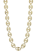 Gold Chain - Mens Hollow Puff Chain 10K/14K Gold