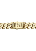 Gold Chain - Mens Hollow Monaco Miami Cuban Link Chain 10K/14K Gold
