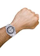 Rolex Datejust II Watch | 41 MM | Custom Diamond Pave Roman Dial | Oyster Band