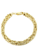 Italian Womens Byzantine Bracelet 10K/14K Yellow Gold