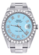 Rolex Datejust II Watch | 41 MM | Light Blue Roman Dial | Oyster Band