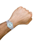 Mens Rolex Datejust Watch 16200  | 36Mm | Light Blue Dial | Jubilee Band