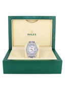Womens Rolex Datejust Watch 16200 | 36Mm | Light Mother of Pearl Roman Numeral Dial | Two Row 4.25 Carat Bezel | Jubilee Band