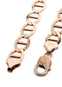 14K Rose Gold Bracelet Solid Mariner For Women