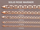 14K Rose Gold Bracelet Solid Mariner For Women