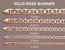 14K Rose Gold Bracelet Solid Mariner