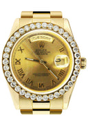 Diamond Rolex Day-Date | 18K Yellow Gold
