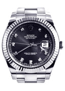 Rolex Datejust 2 | Stainless Steel |  18K White Gold Bezel | 41 Mm