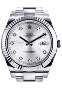 Rolex Datejust 2 | Stainless Steel |  18K White Gold Bezel | 41 Mm