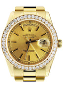 Diamond Rolex Day-Date | 18K Yellow Gold | 36 Mm
