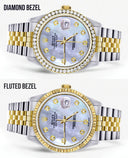 Two Tone Rolex Datejust Watch 16233 for Men | 36Mm | Mother of Pearl Dial | Jubilee Band