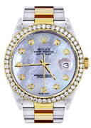 Two Tone Rolex Datejust Watch 16233 for Men | 36Mm | Mother of Pearl Dial | Oyster Band