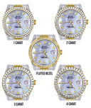 Womens Two Tone Rolex Datejust Watch | 36Mm | Mother of Pearl Dial | Jubilee Band