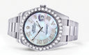 Rolex Datejust II Watch | 41 MM | Custom Pearl Roman Dial | Oyster Band