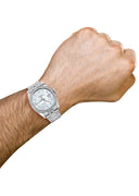 New Style | Hidden Clasp | Diamond Rolex Datejust Watch | 36Mm | Mother of Pearl Arabic Diamond Dial | Jubilee Band