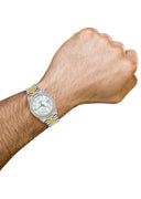 Gold & Steel Rolex Datejust Watch 16233 for Men  | 36Mm | Mother of Pearl Arabic Diamond Dial | Jubilee Band