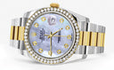 New Style | Diamond Gold Rolex Watch For Men | 36Mm | Mother Of Pearl Dial | Oyster Band