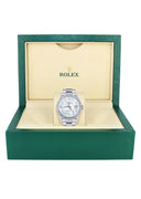 Diamond Mens Rolex Datejust Watch 16200 | 36Mm | Mother of Pearl Arabic Diamond Dial | Oyster Band