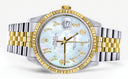 Womens Rolex Datejust Watch 16233 Two Tone | 36Mm | Mother of Pearl Arabic Dial | Fluted Bezel | Jubilee Band