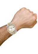 Rolex Datejust II Watch | 41 MM | 18K Yellow Gold & Stainless Steel | Custom Mother of Pearl Arabic Dial | Jubilee Band