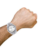 Rolex Datejust II Watch | 41 MM | Custom Mother of Pearl Arabic Diamond Dial | Jubilee Band