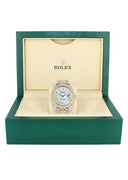 Diamond Iced Out Rolex Datejust 41 | 25 Carats Of Diamonds | Mother Of Pearl Dial | Two Tone | Two Row | Jubilee Band