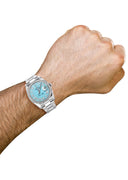 New Style | Rolex Datejust Watch | 36Mm | Tiffany  Blue Roman Dial | Oyster Band