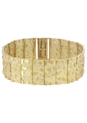 Womens Gold Nugget Bracelet 10K