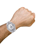 Rolex Datejust II Watch | 41 MM | Custom Numbers Diamond Dial | Jubilee Band