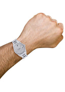 Diamond Mens Rolex Datejust Watch 16200  | 36MM | Fully Iced Out Diamond Dial | Oyster Band