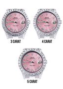 Rolex Datejust II Watch | 41 MM | Custom Pink Roman Dial | Oyster Band