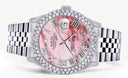 Womens Rolex Datejust Watch 16200 | 36Mm | Rose Mother of Pearl Roman Numeral Dial | Two Row 4.25 Carat Bezel | Jubilee Band